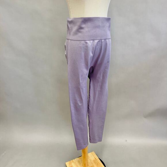 Halara Seamless Flow High Waisted Ruched Plain Leggings Nirvana Size Large NWT - Picture 3 of 13